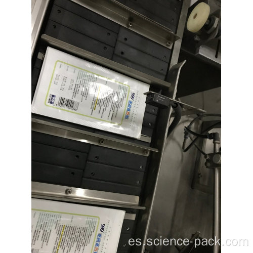 Máquina encartonadora automática de parches de gel de enfriamiento